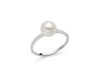 Anello Miluna Donna ANELLI CON PERLE in Oro bianco Perla PLI1591